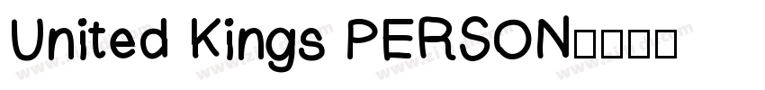 United Kings PERSON字体转换